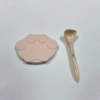 Portable Silicone Pet Food Lid and Spoon Set | 2-in-1 Can Cover and Sealer for Dogs and Cats