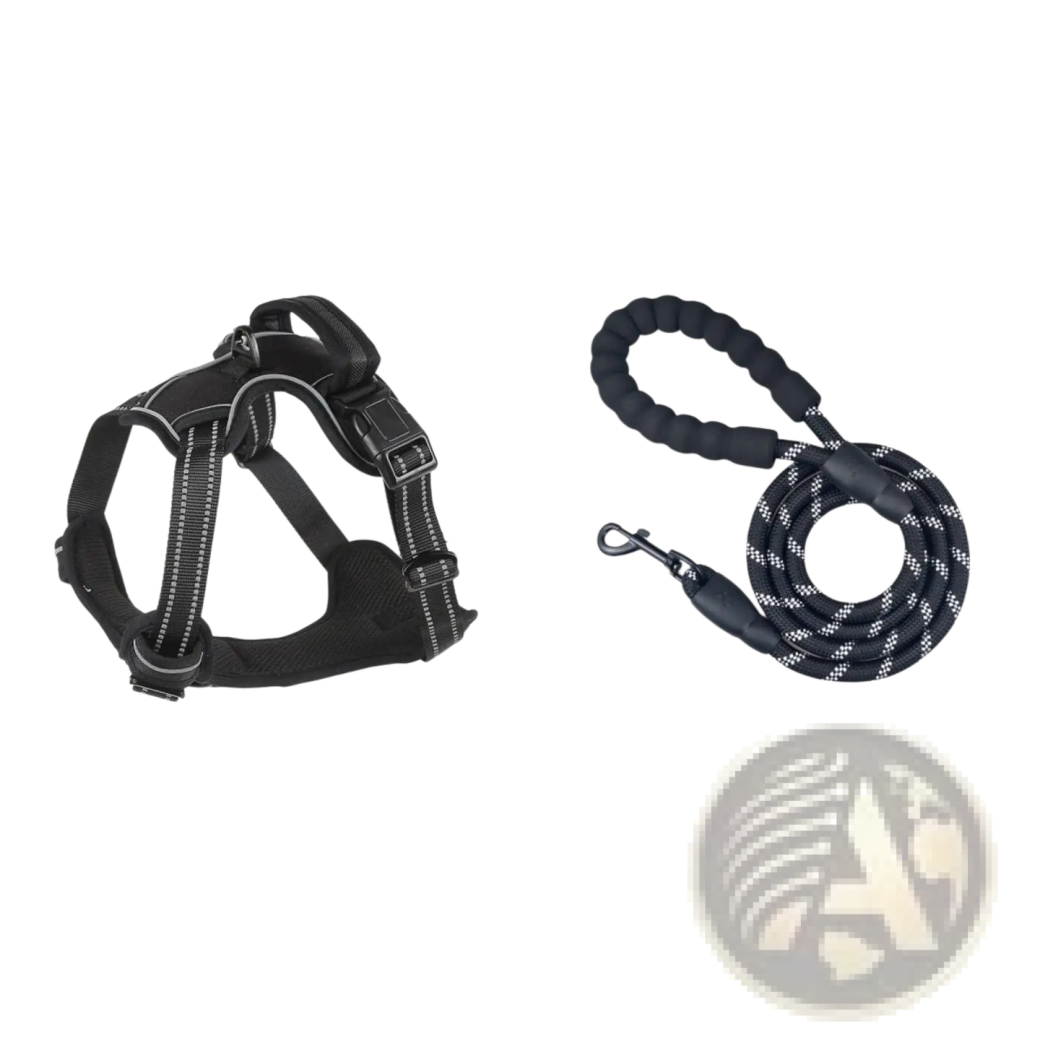 No Pull Reflective Dog Harness Vest with Leash Set
