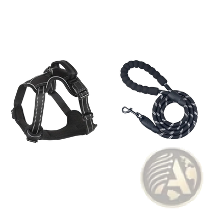 No Pull Reflective Dog Harness Vest with Leash Set