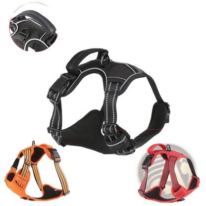 No Pull Reflective Dog Harness Vest with Leash Set