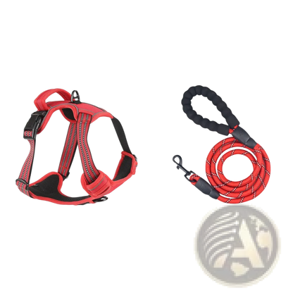 No Pull Reflective Dog Harness Vest with Leash Set