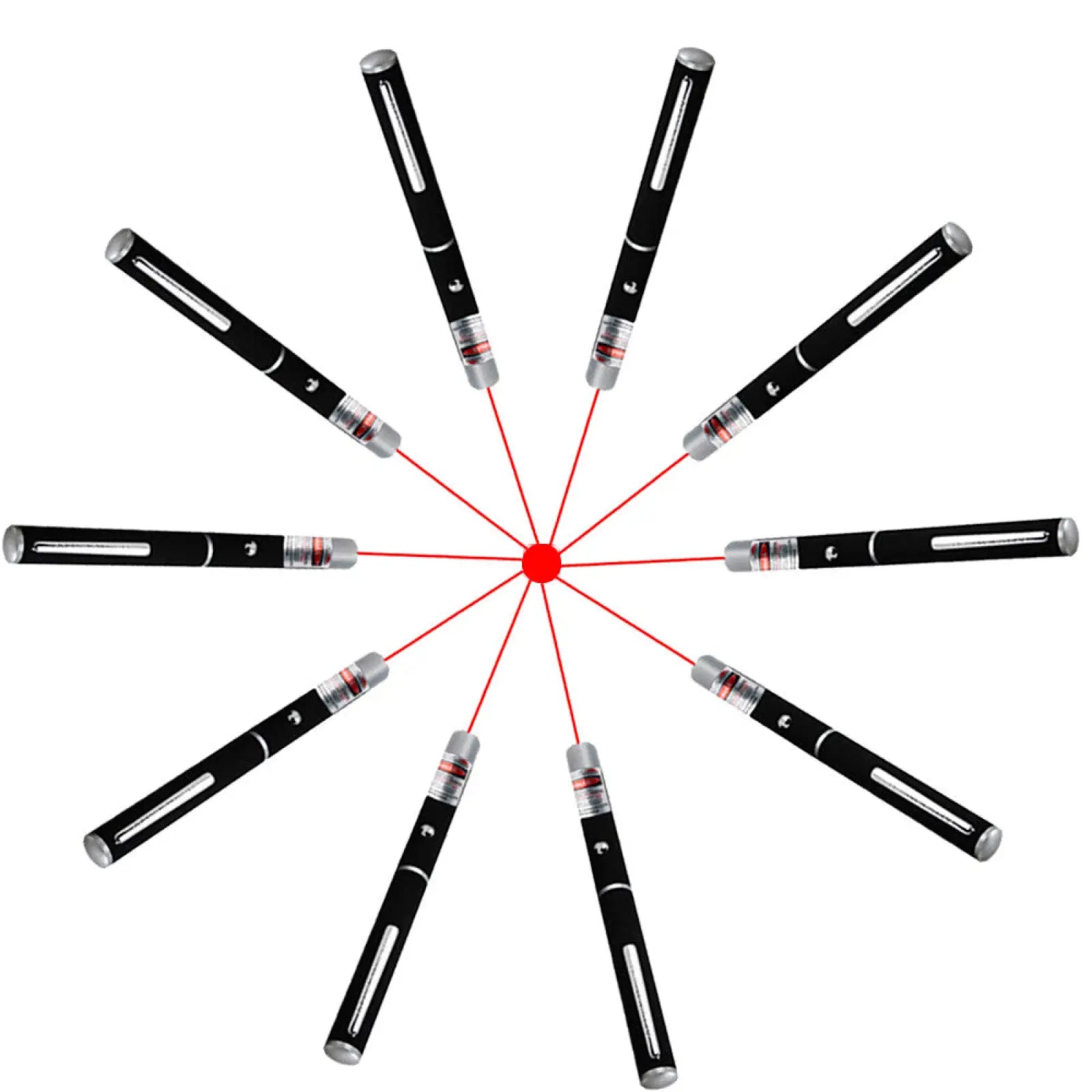 Red Laser Pointer Pen 650nm Teaching Pet Toy 10 Pack
