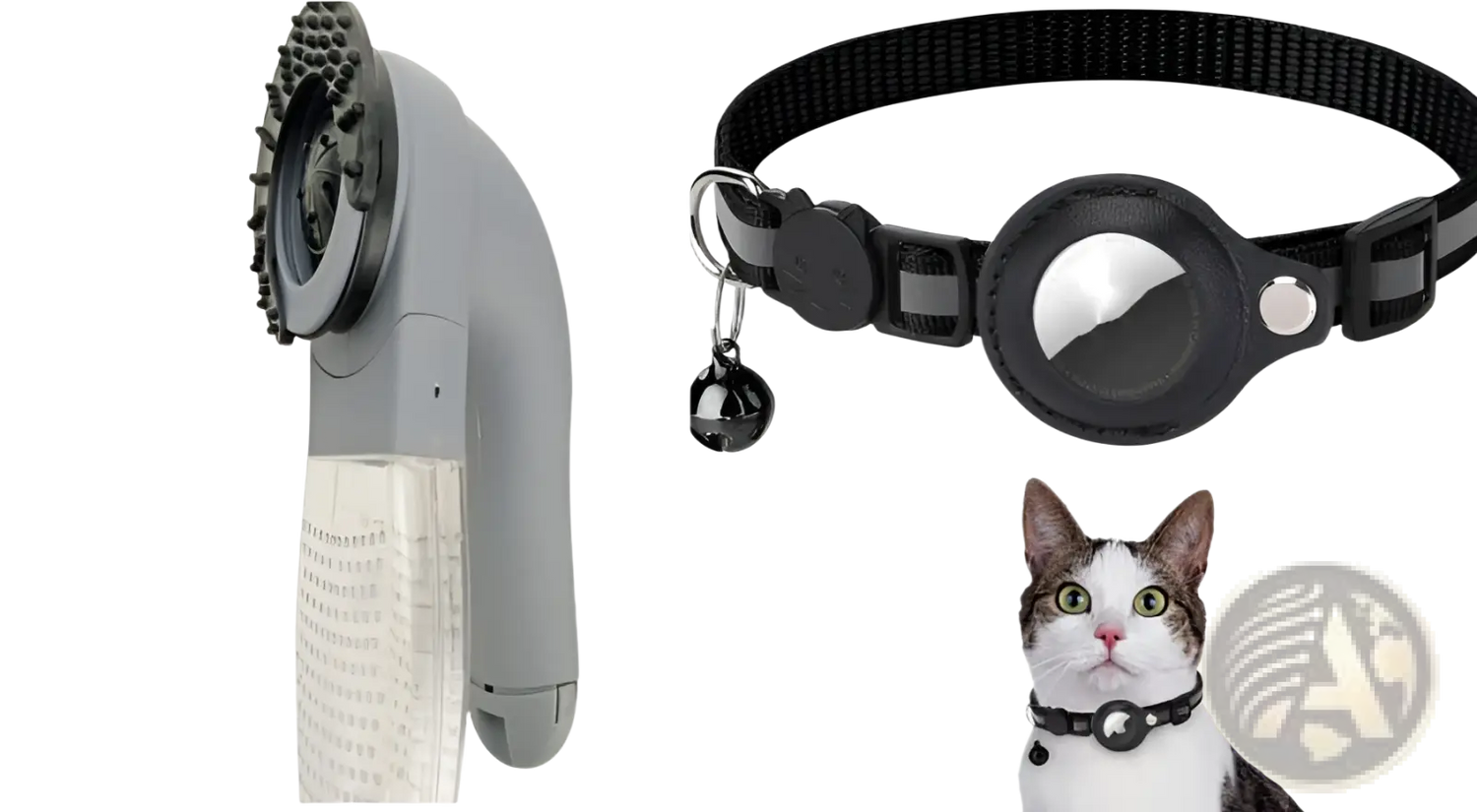 Reflective Airtag Cat Collar with Safety Buckle