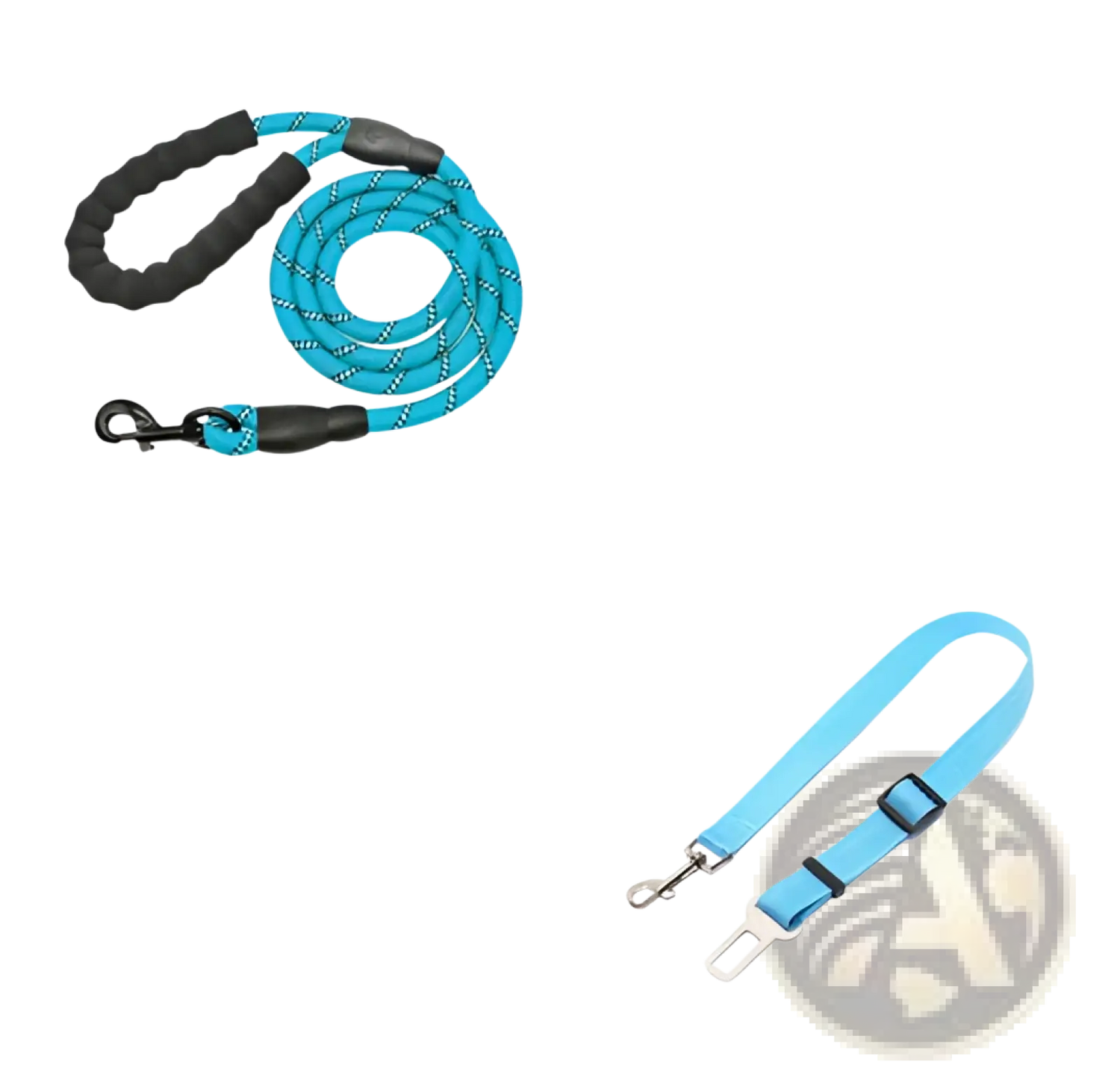 Reflective Dog Leash with Padded Foam Comfort Handle
