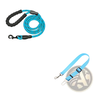 Reflective Dog Leash with Padded Foam Comfort Handle