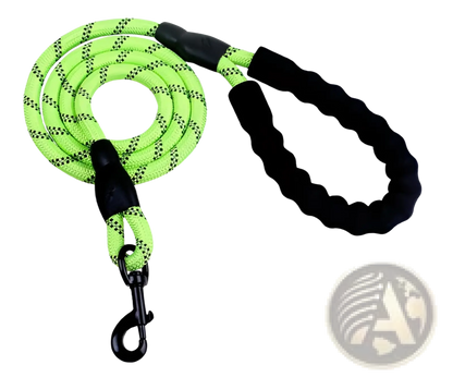 Reflective Dog Leash with Padded Foam Comfort Handle