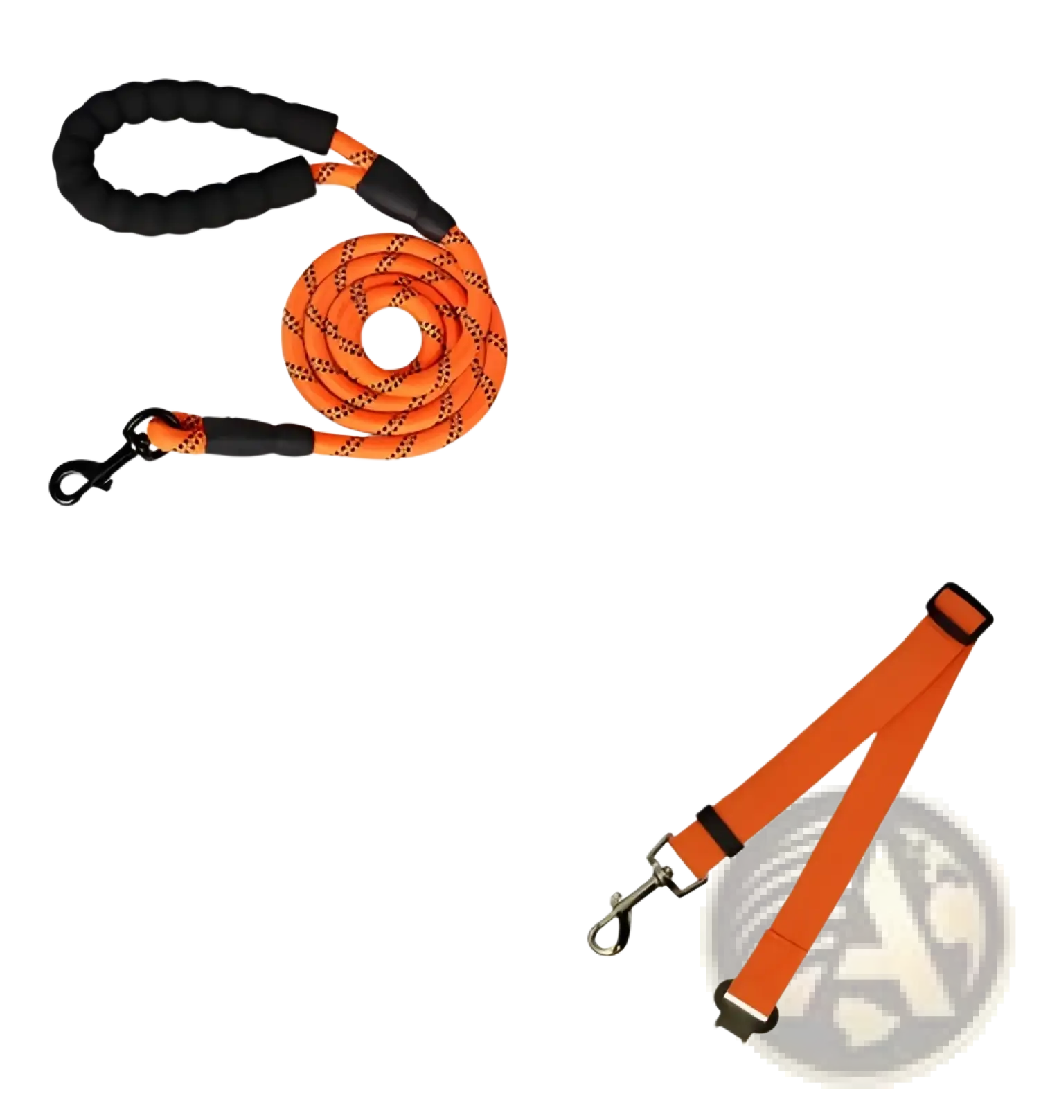 Reflective Dog Leash with Padded Foam Comfort Handle