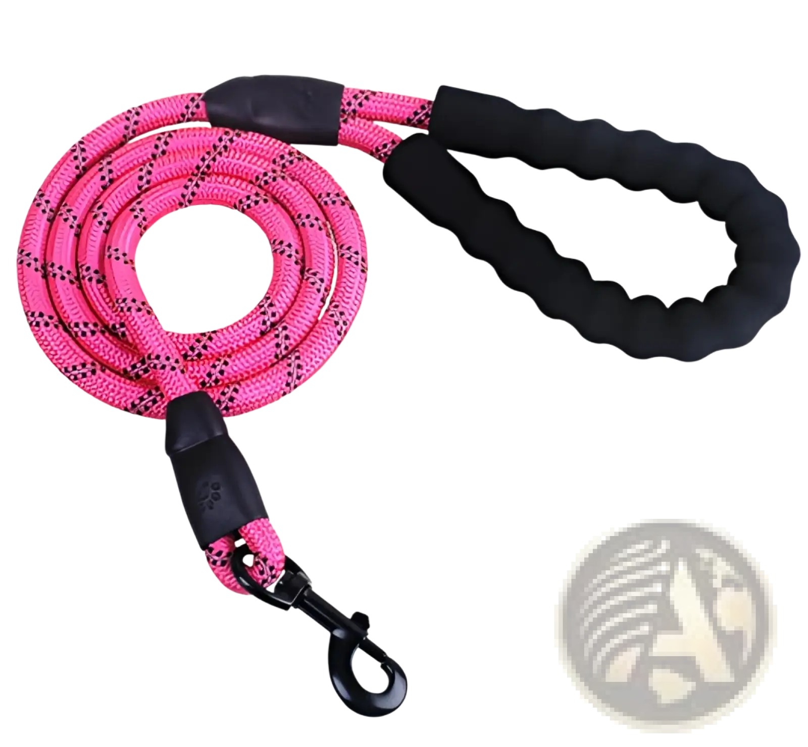 Reflective Dog Leash with Padded Foam Comfort Handle