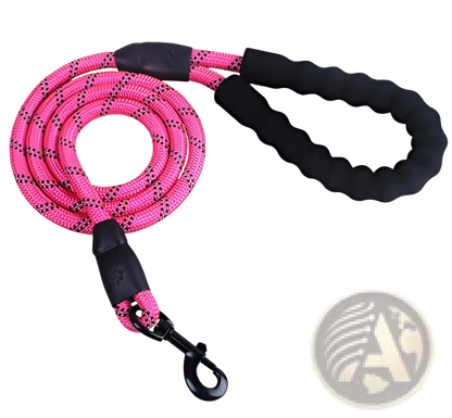 Reflective Dog Leash with Padded Foam Comfort Handle