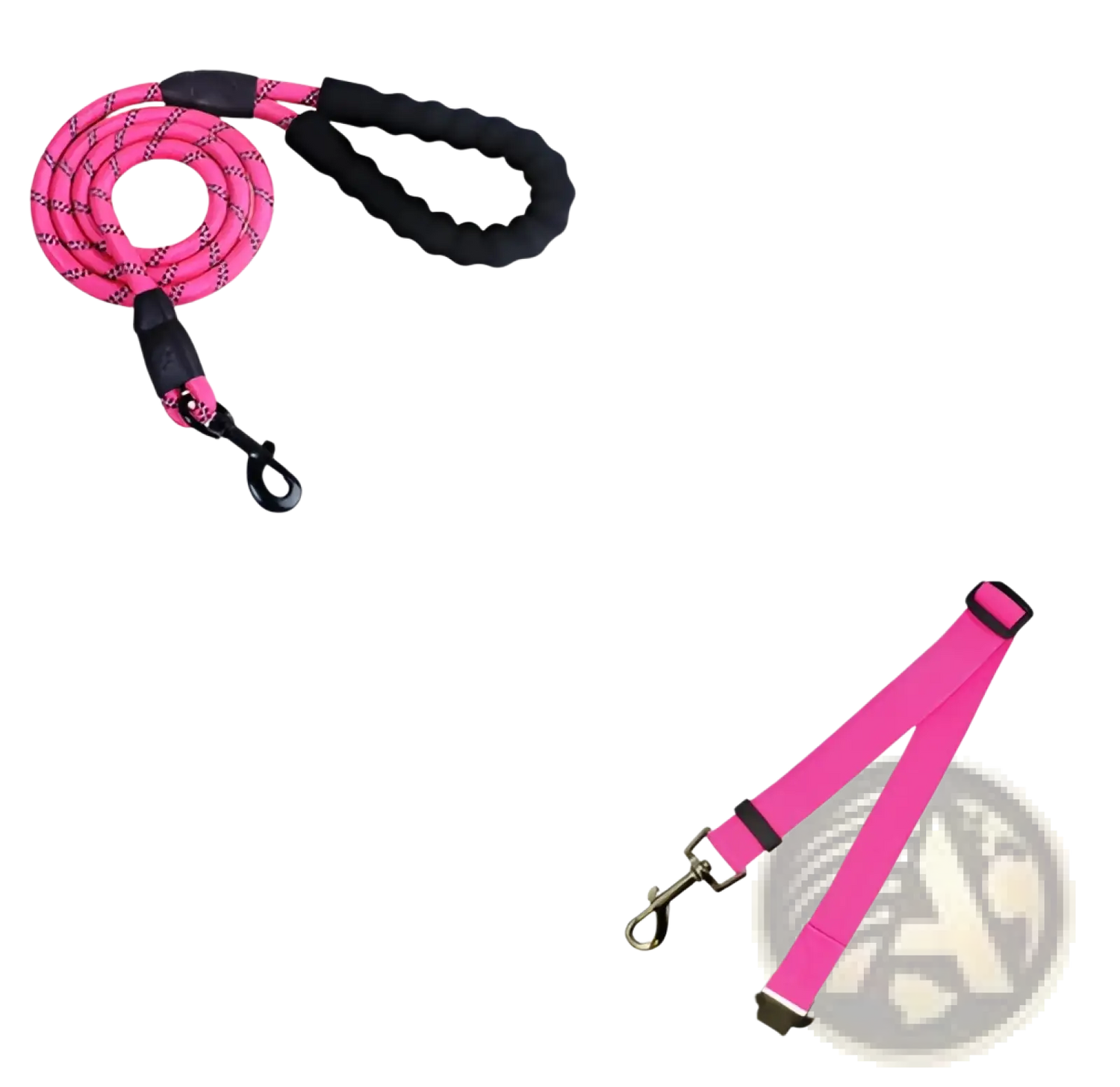 Reflective Dog Leash with Padded Foam Comfort Handle