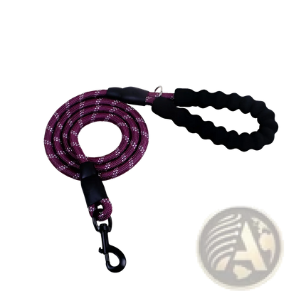 Reflective Dog Leash with Padded Foam Comfort Handle