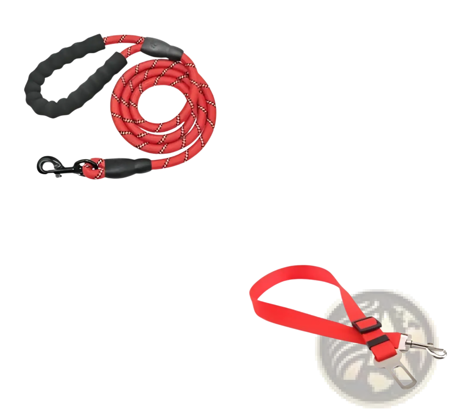 Reflective Dog Leash with Padded Foam Comfort Handle