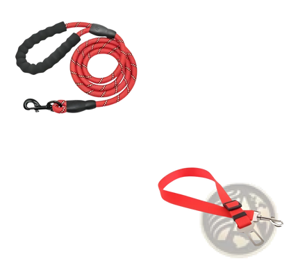 Reflective Dog Leash with Padded Foam Comfort Handle