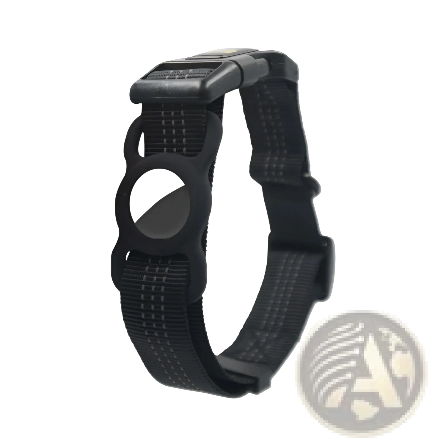 Reflective Gps Dog Collar with Nylon Tracker Holder