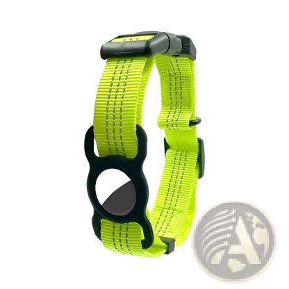 Reflective Gps Dog Collar with Nylon Tracker Holder