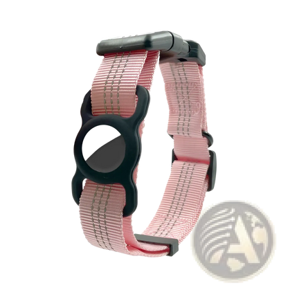 Reflective Gps Dog Collar with Nylon Tracker Holder