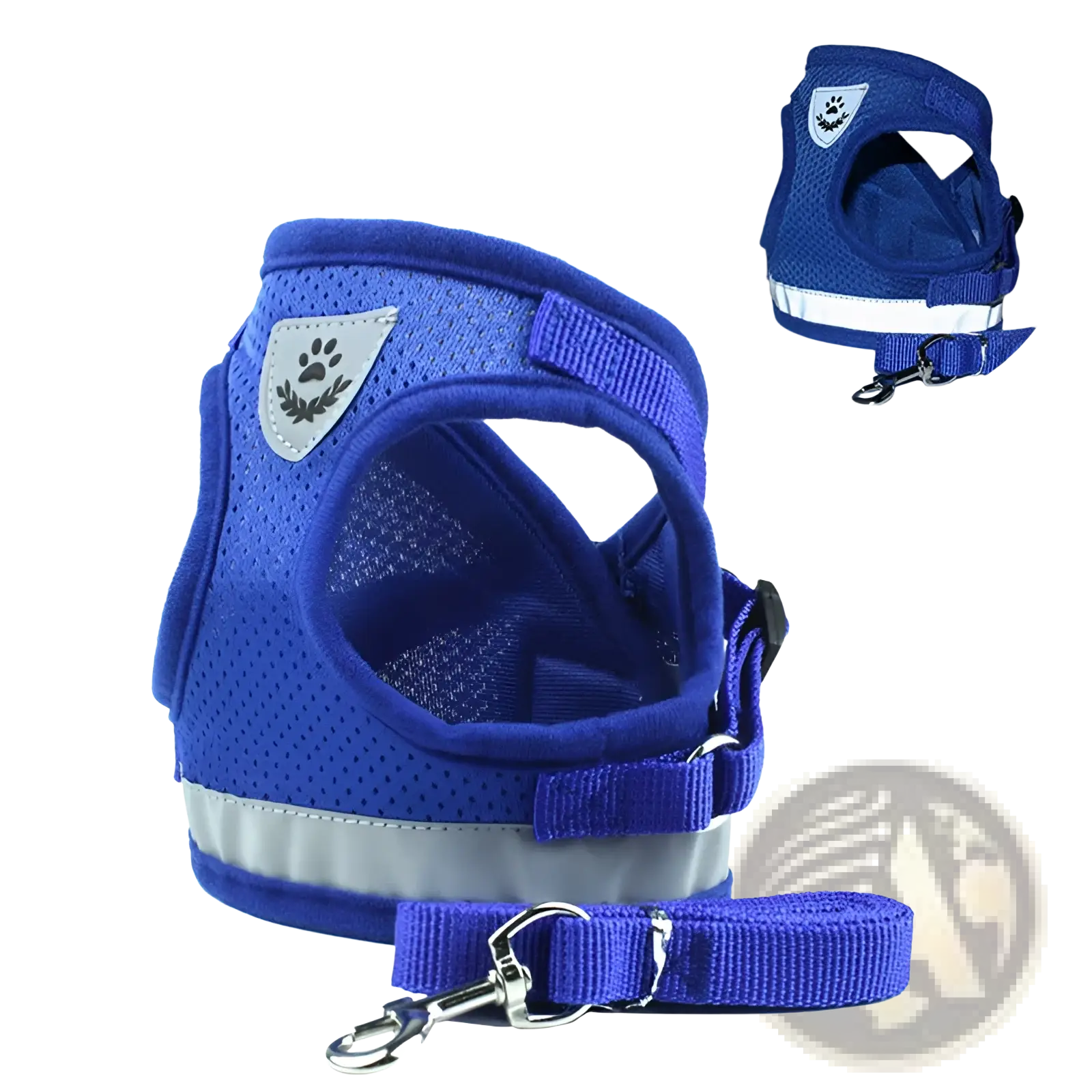 Reflective Mesh Dog Harness with Leash Set