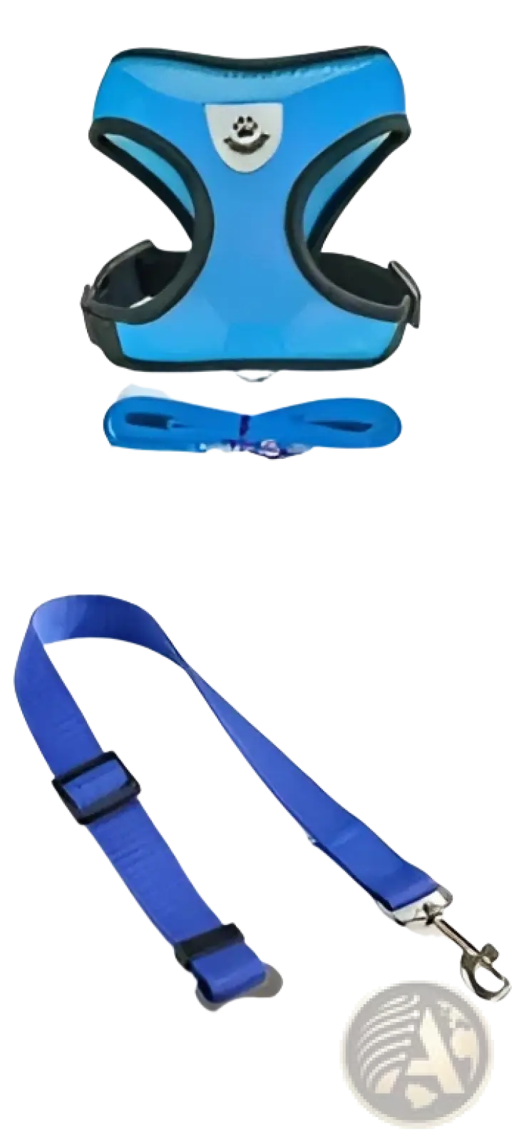 Reflective Mesh Dog Harness with Leash Set