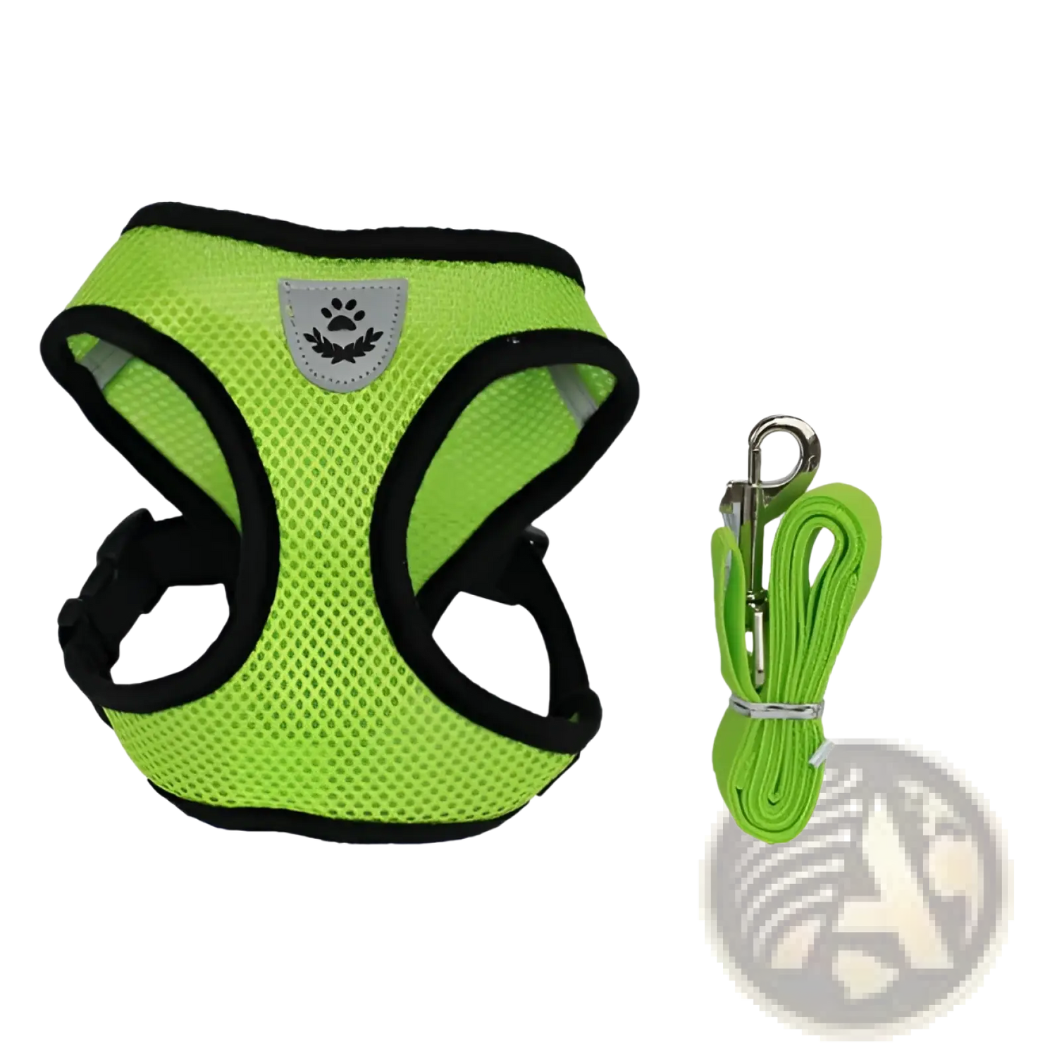 Reflective Mesh Dog Harness with Leash Set