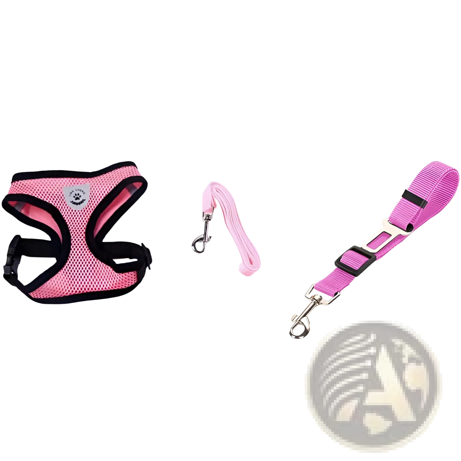 Reflective Mesh Dog Harness with Leash Set