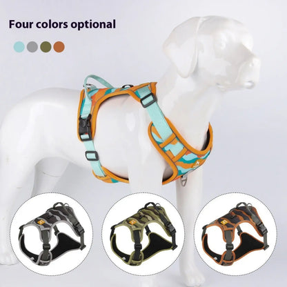 Reflective Oxford Cloth Dog Harness and Lead Set