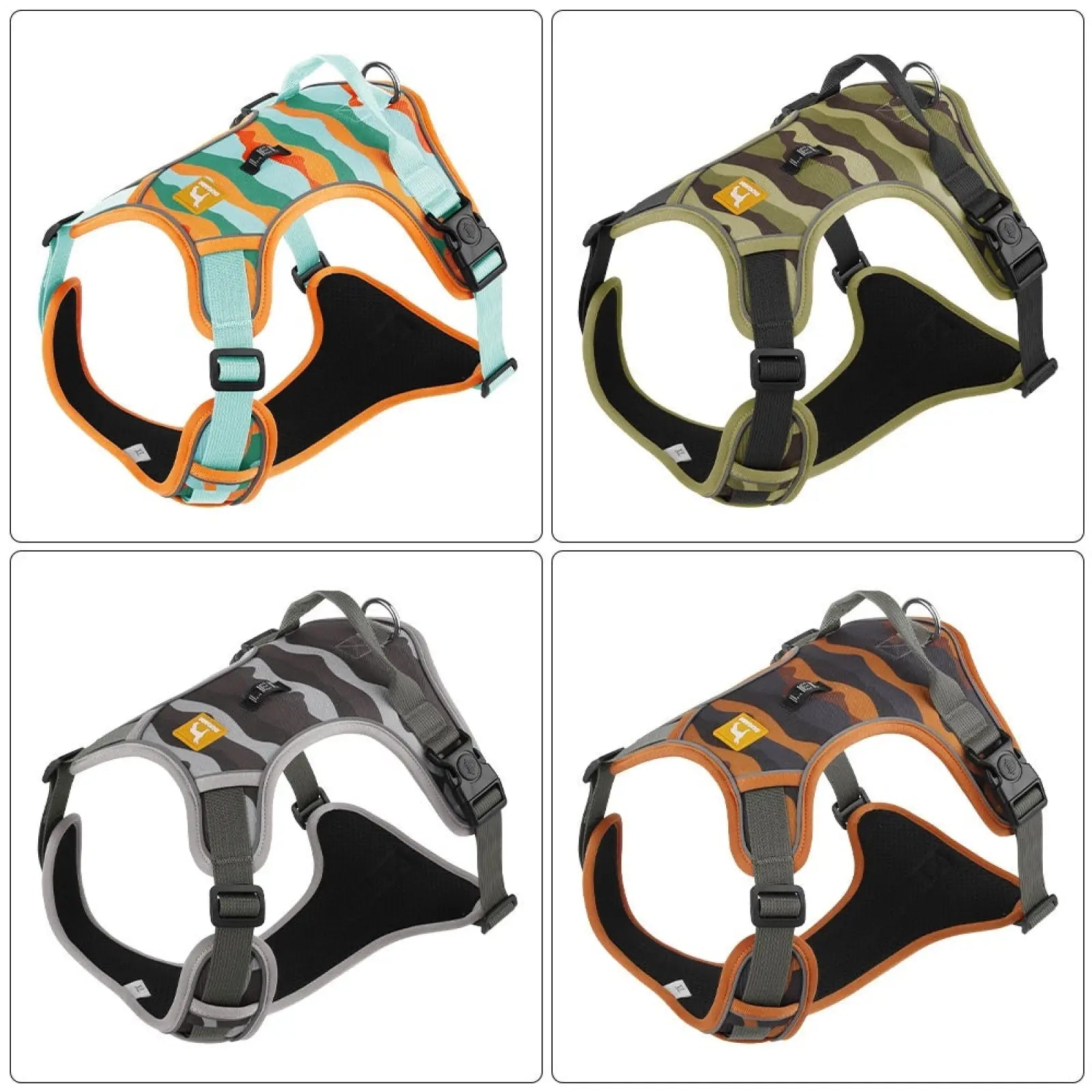 Reflective Oxford Cloth Dog Harness and Lead Set
