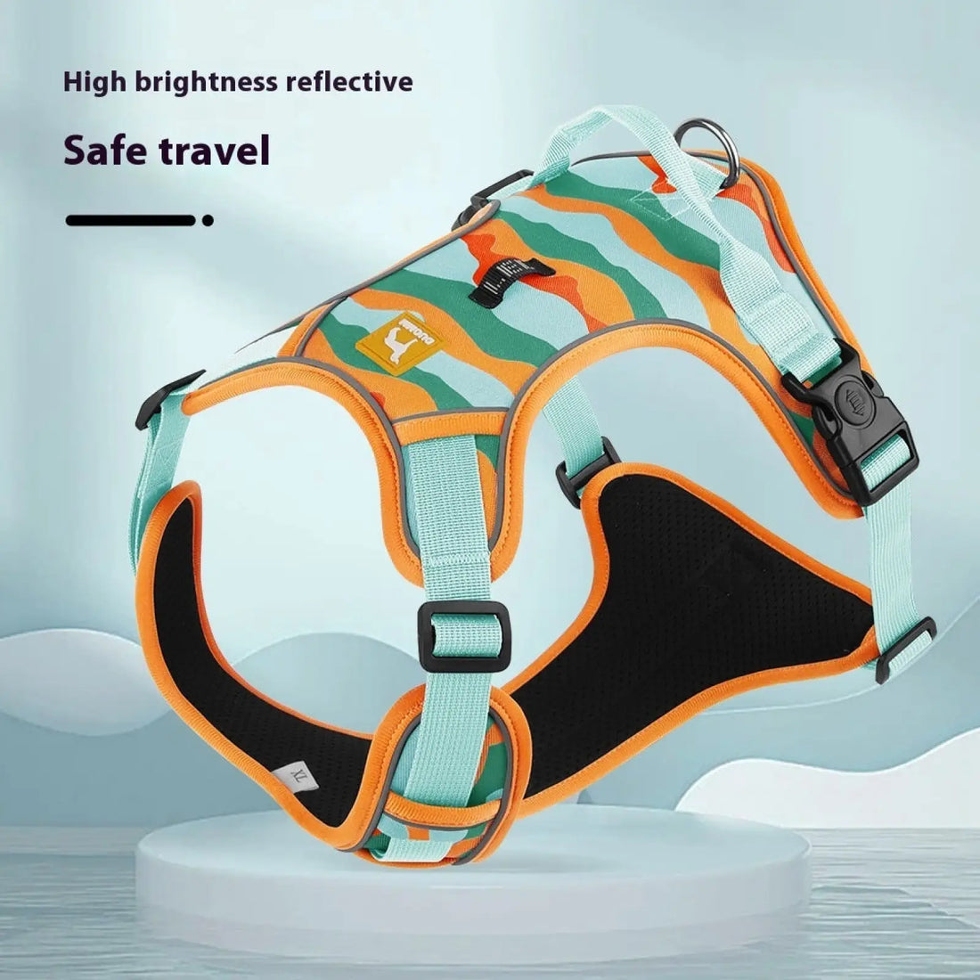 Reflective Oxford Cloth Dog Harness and Lead Set