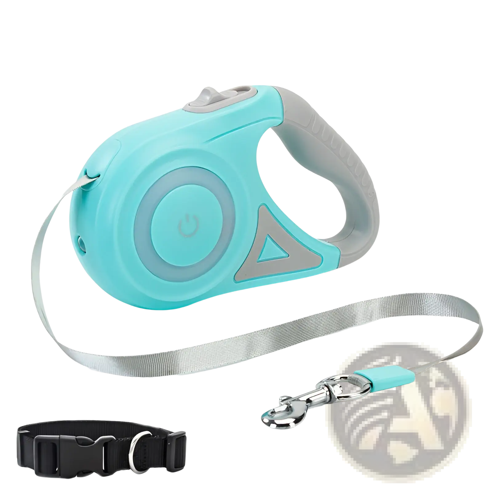 Retractable Dog Leash with Led Light and Collar Set