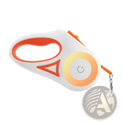 Retractable Dog Leash with Led Light and Collar Set
