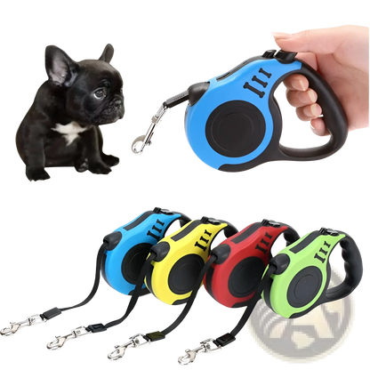 Retractable Dog Leash with one Touch Locking System