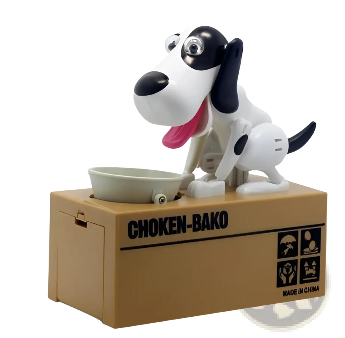 Robotic Dog Piggy Bank Choken Bako Coin Box