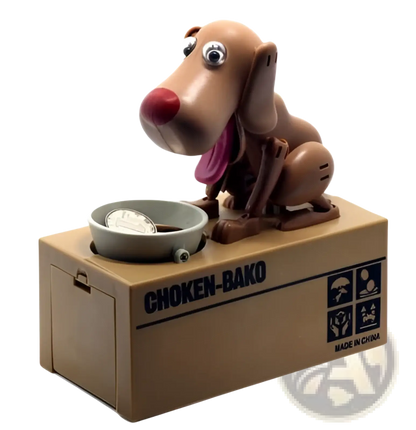 Robotic Dog Piggy Bank Choken Bako Coin Box