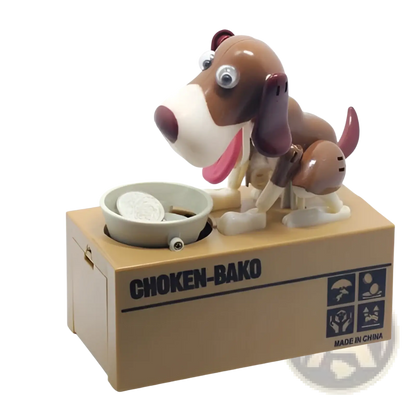 Robotic Dog Piggy Bank Choken Bako Coin Box