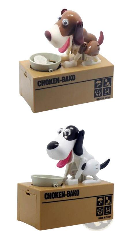 Robotic Dog Piggy Bank Choken Bako Coin Box