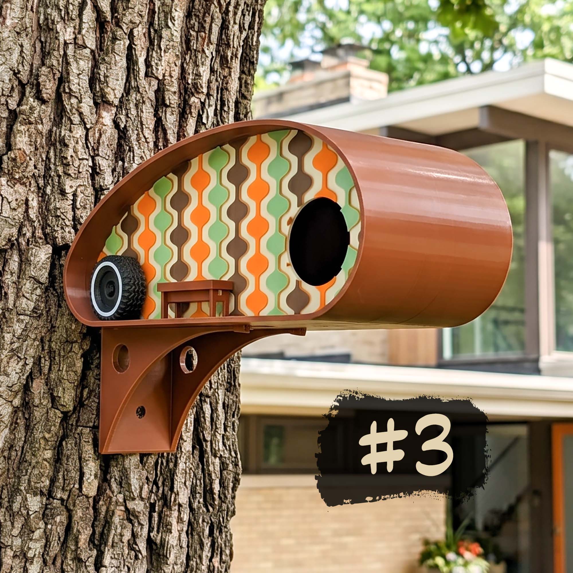 ADG42 Mid-Century Birdhouses | Retro RV Park Collection