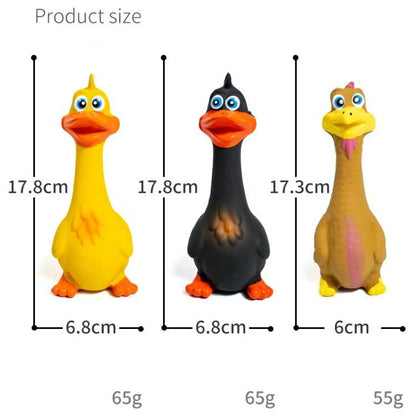 Screaming Chicken Squeaky Dog Toys 3 Pack Tpr Pet Supplies