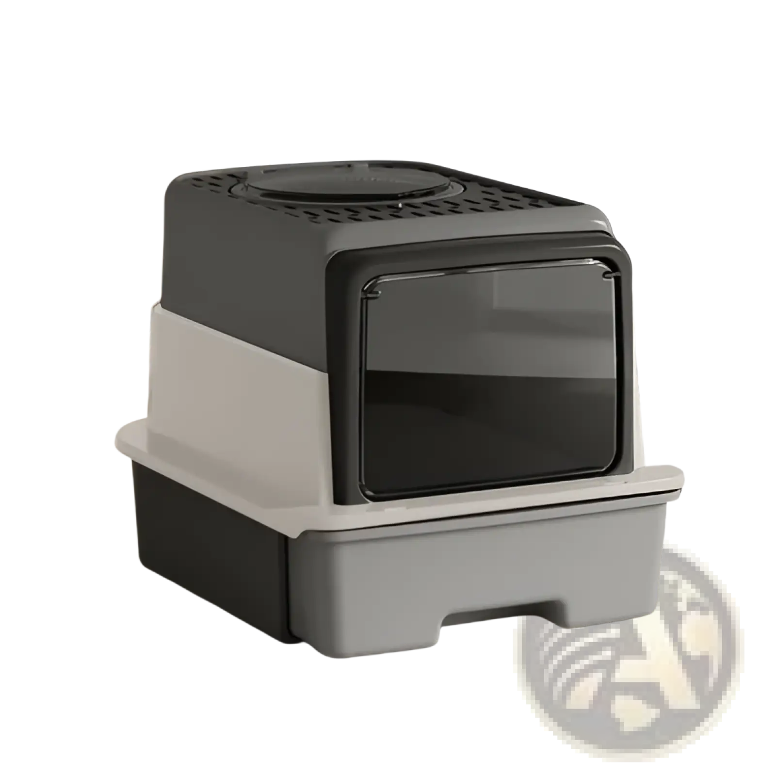 Sifting Cat Litter Box with Drawer Enclosed Large Pet Pan