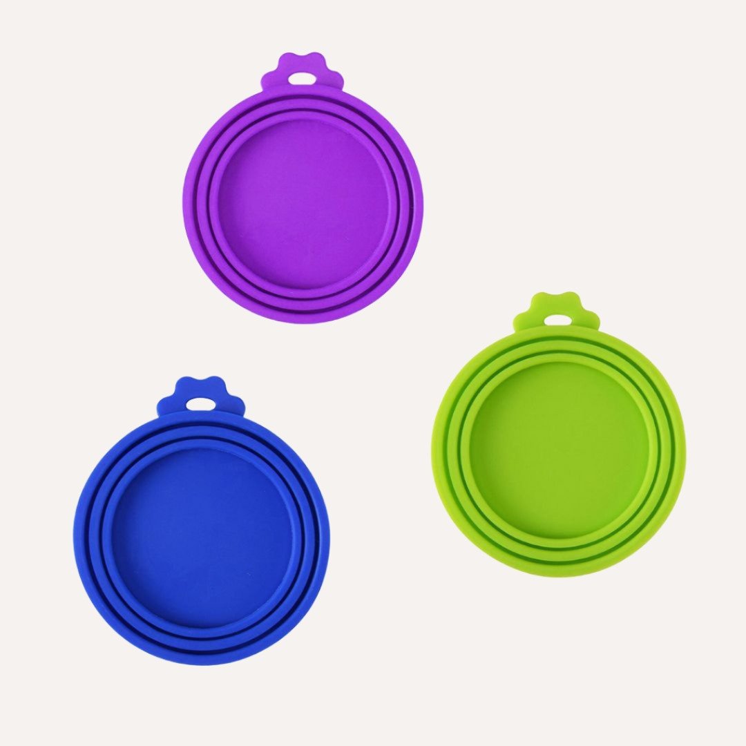 Tilley + Me Pet Food Saver Lid - BPA-Free Silicone, Keeps Food Fresh