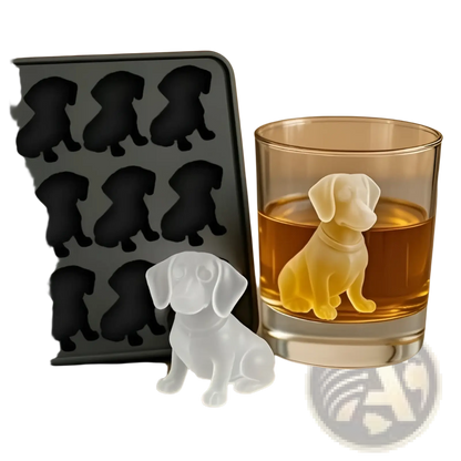 Silicone Dog and Godzilla Ice Cube Tray Mold Set