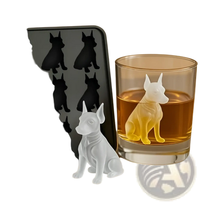 Silicone Dog and Godzilla Ice Cube Tray Mold Set