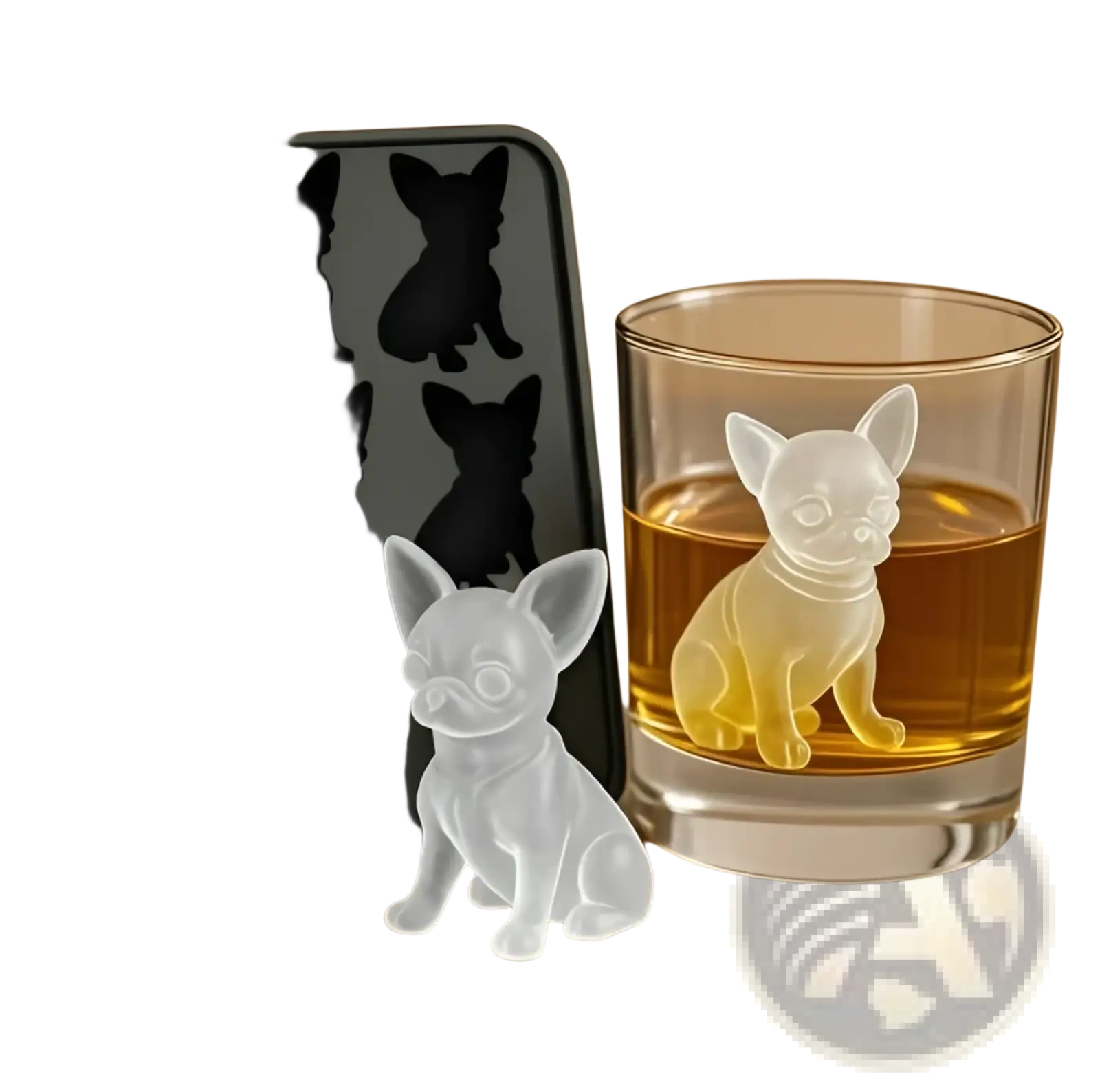 Silicone Dog and Godzilla Ice Cube Tray Mold Set