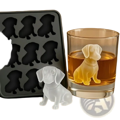 Silicone Dog and Godzilla Ice Cube Tray Mold Set