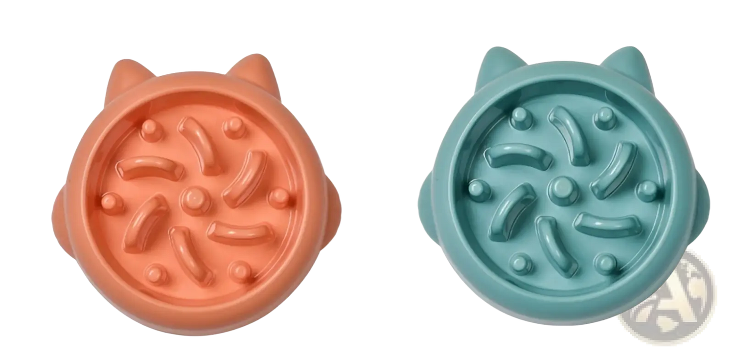 Slow Feeder Dog Bowl Anti Gulping Silicone Pet Dish