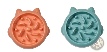 Slow Feeder Dog Bowl Anti Gulping Silicone Pet Dish