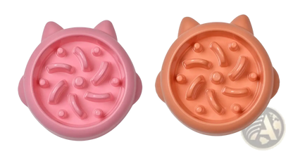 Slow Feeder Dog Bowl Anti Gulping Silicone Pet Dish