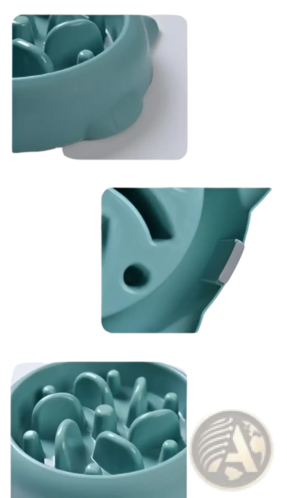 Slow Feeder Dog Bowl Anti Gulping Silicone Pet Dish