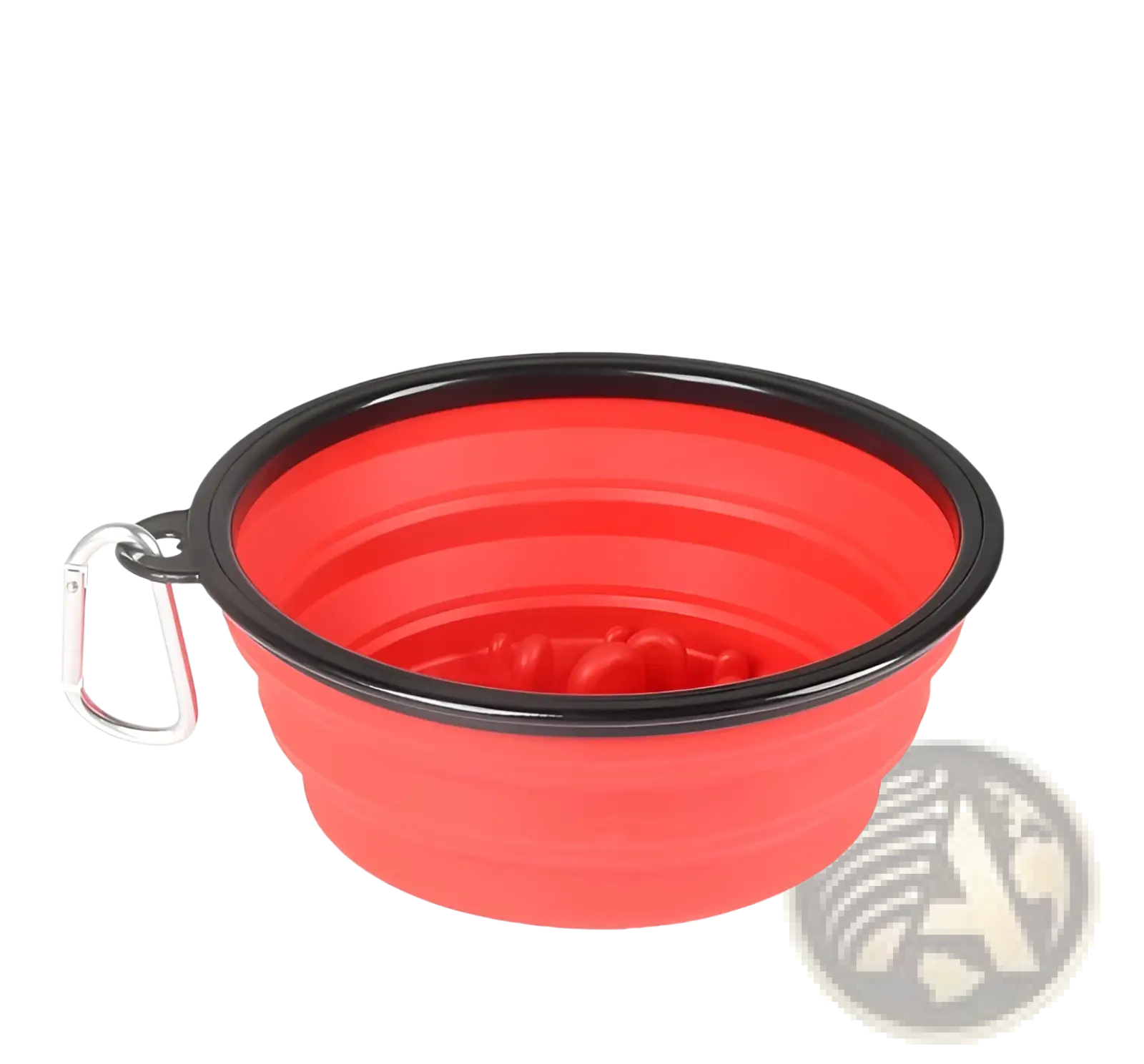 Slow Food Pet Bowl Collapsible Silicone 4 Pack