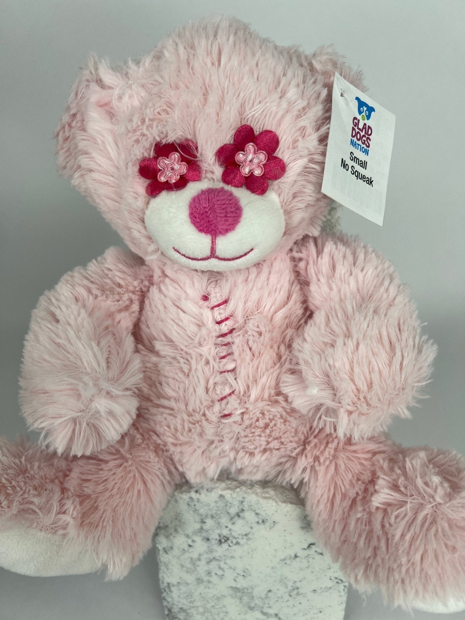 Small Stuffed NO SQUEAK Quiet Zone Dog Toys for Dogs 10-30 lbs.