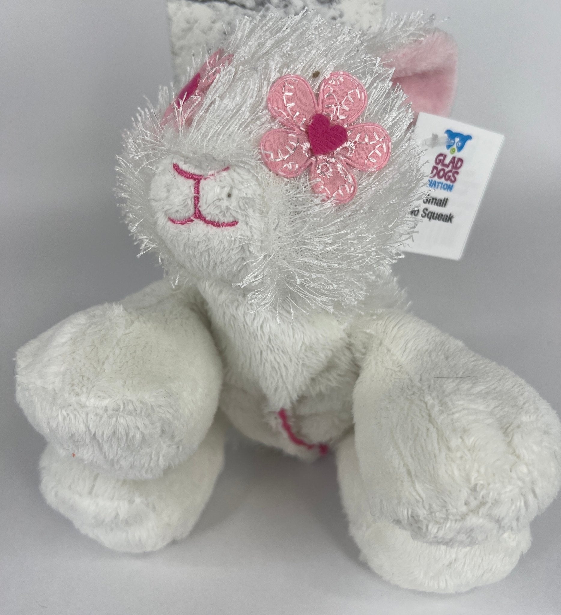 Small Stuffed NO SQUEAK Quiet Zone Dog Toys for Dogs 10-30 lbs.
