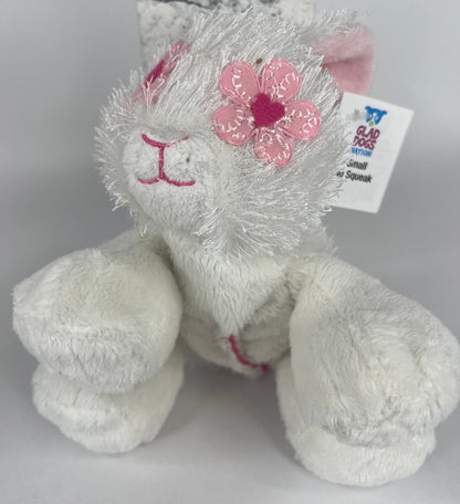 Small Stuffed NO SQUEAK Quiet Zone Dog Toys for Dogs 10-30 lbs.
